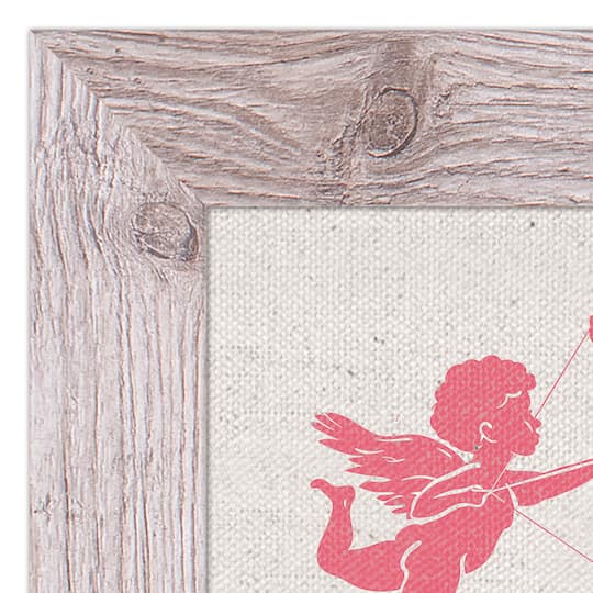 Cupids Hot Cocoa Western White Framed Print